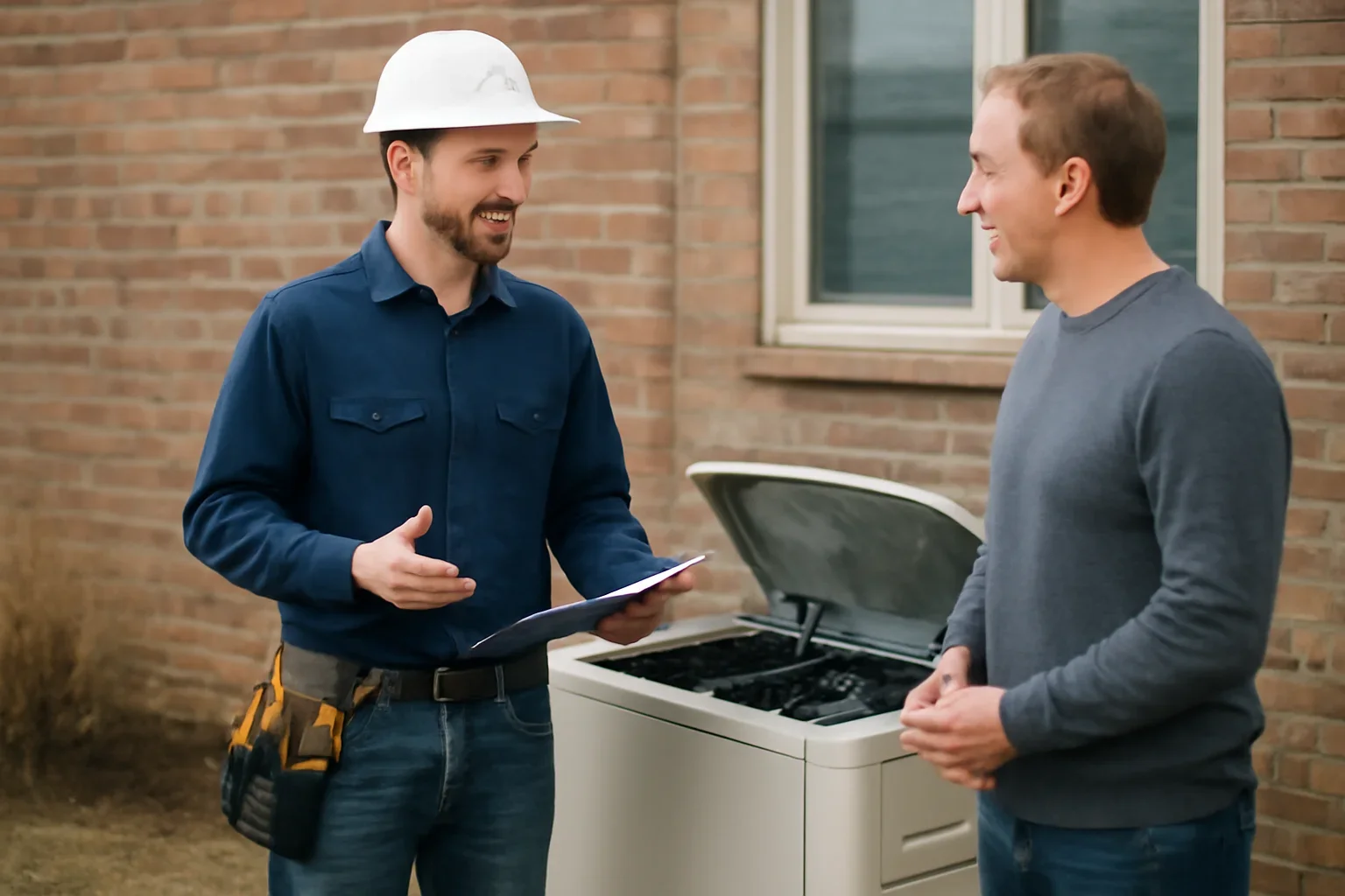 Backup Generator Maintenance Before Regina Winter service consultation with a licensed electrician in Regina
