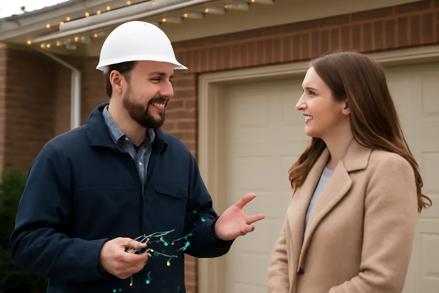Christmas light installation planned for a Regina property