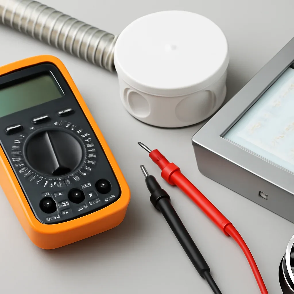 Commercial lighting testing equipment used during a Regina service assessment