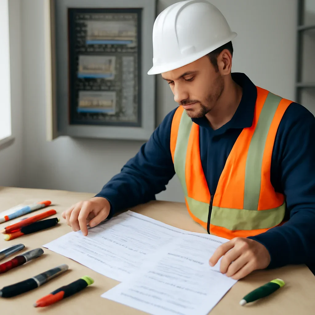 Electrician reviewing panel capacity and upgrade requirements for a White City home