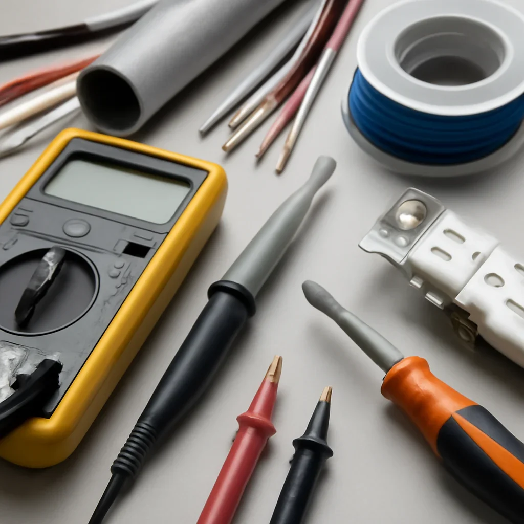 Electrical testing tools used to diagnose wiring and circuit faults