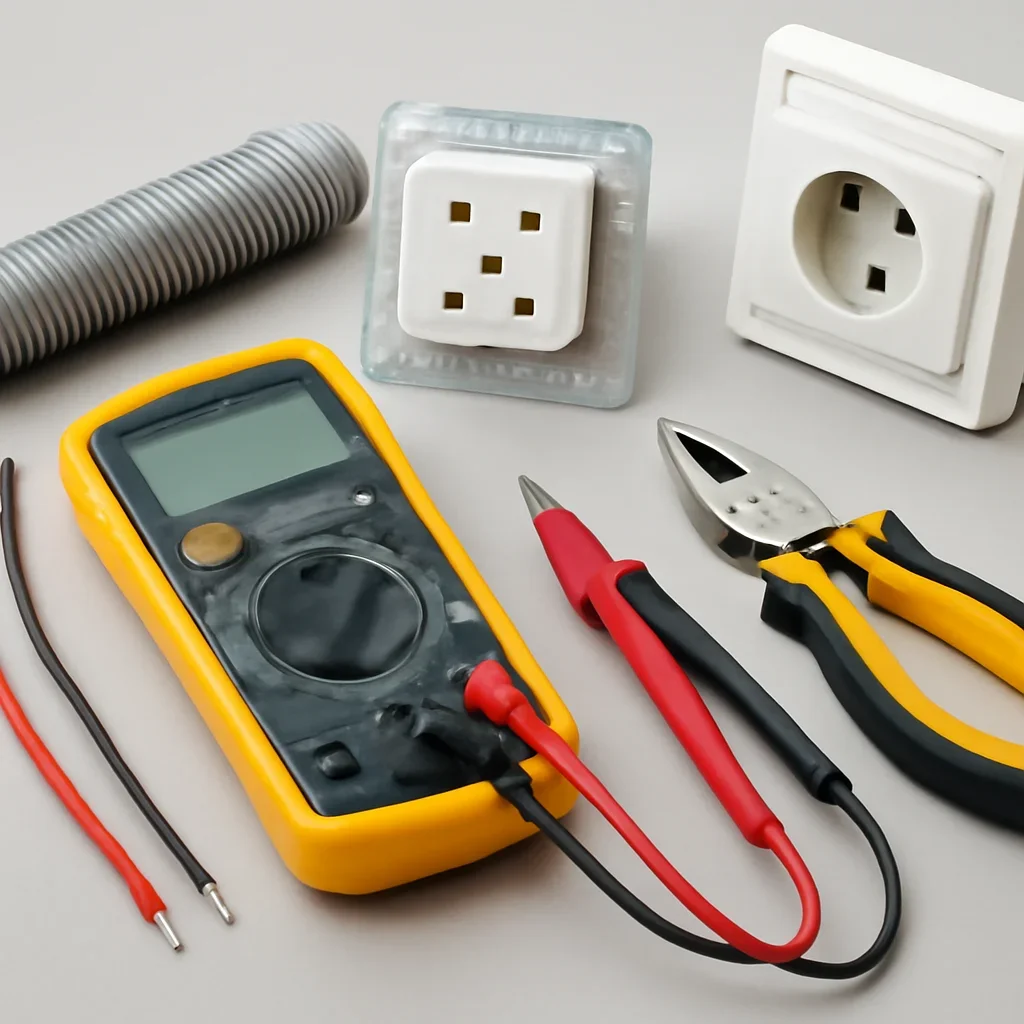 Electrical testing tools used to diagnose wiring and panel concerns in Northwest Regina