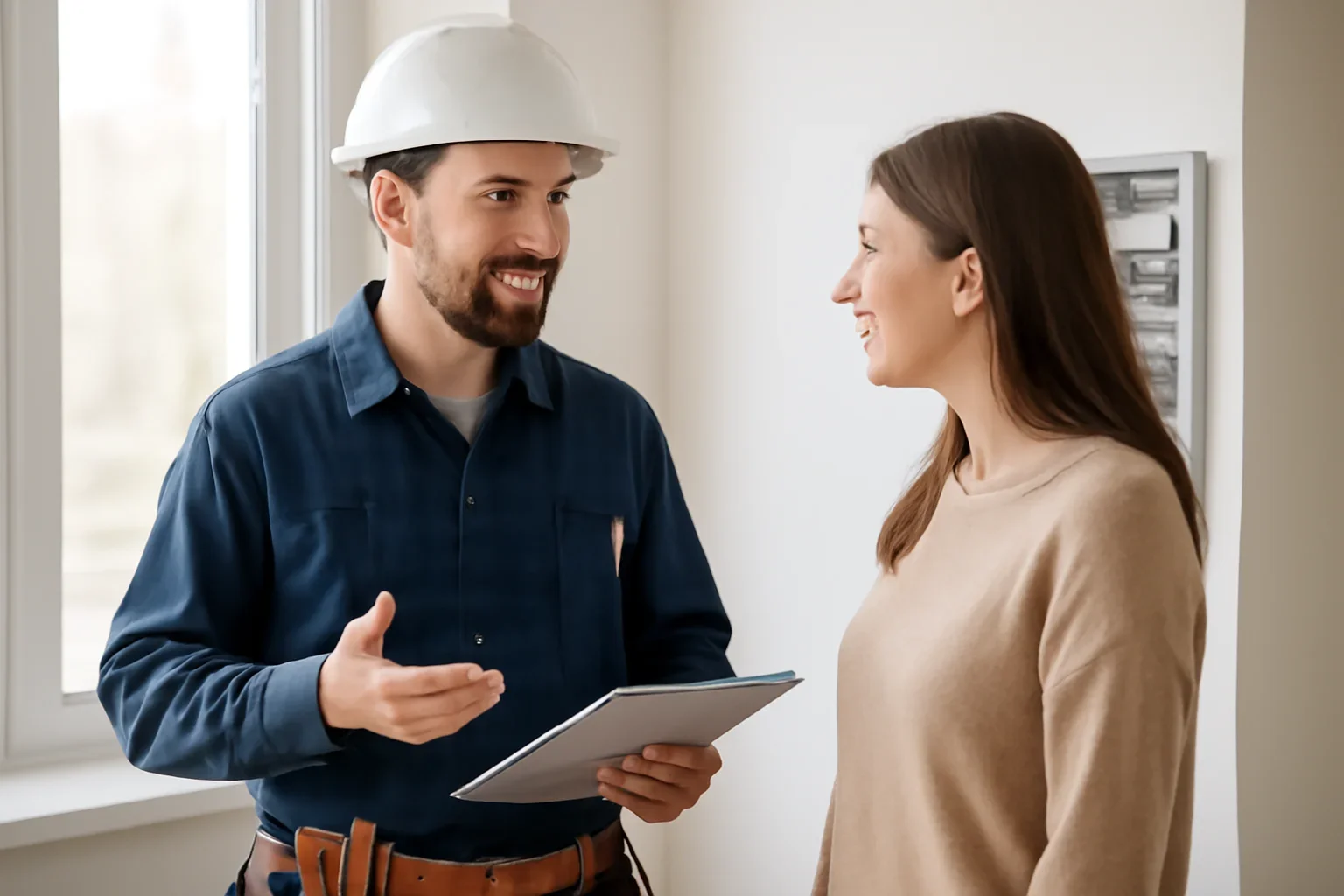 Electrician responding to an urgent electrical service request at a Regina property