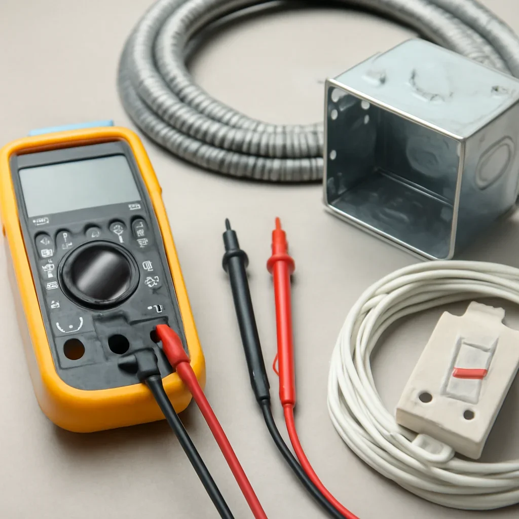 Electrical testing and transfer equipment used for an Emerald Park generator assessment
