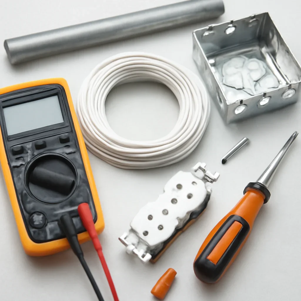 Electrical testing tools and equipment used for service work in Regina