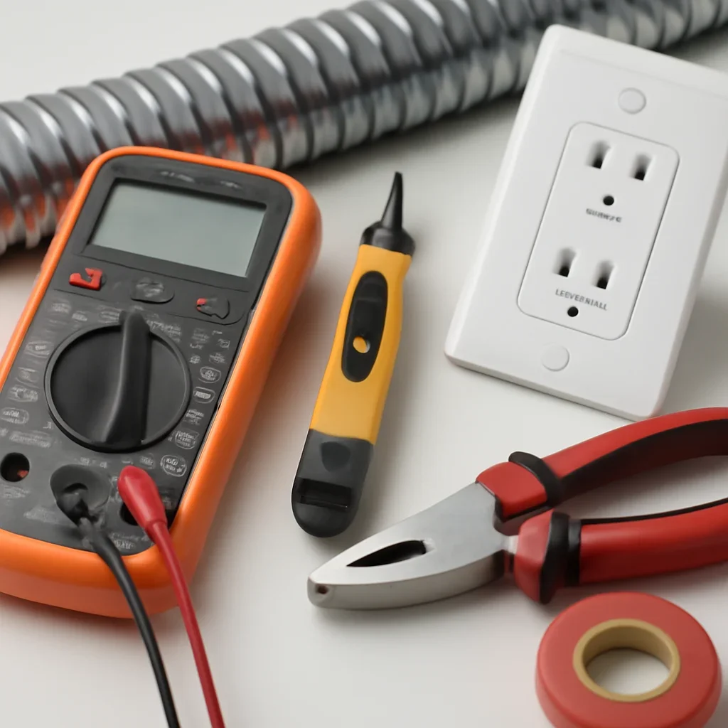 Electrical tools and testing equipment used to determine project scope and pricing