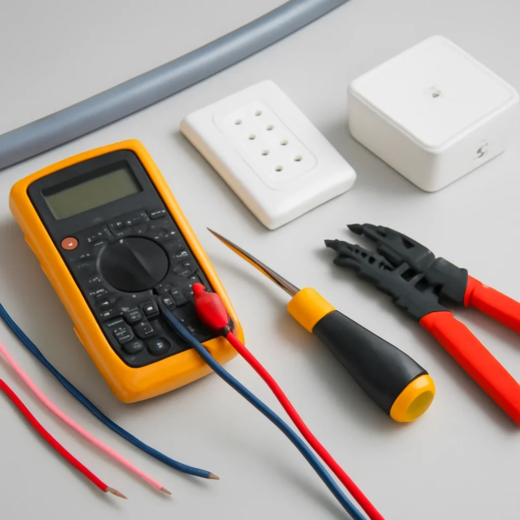 Electrical testing tools used to diagnose residential wiring and circuit problems in Regina