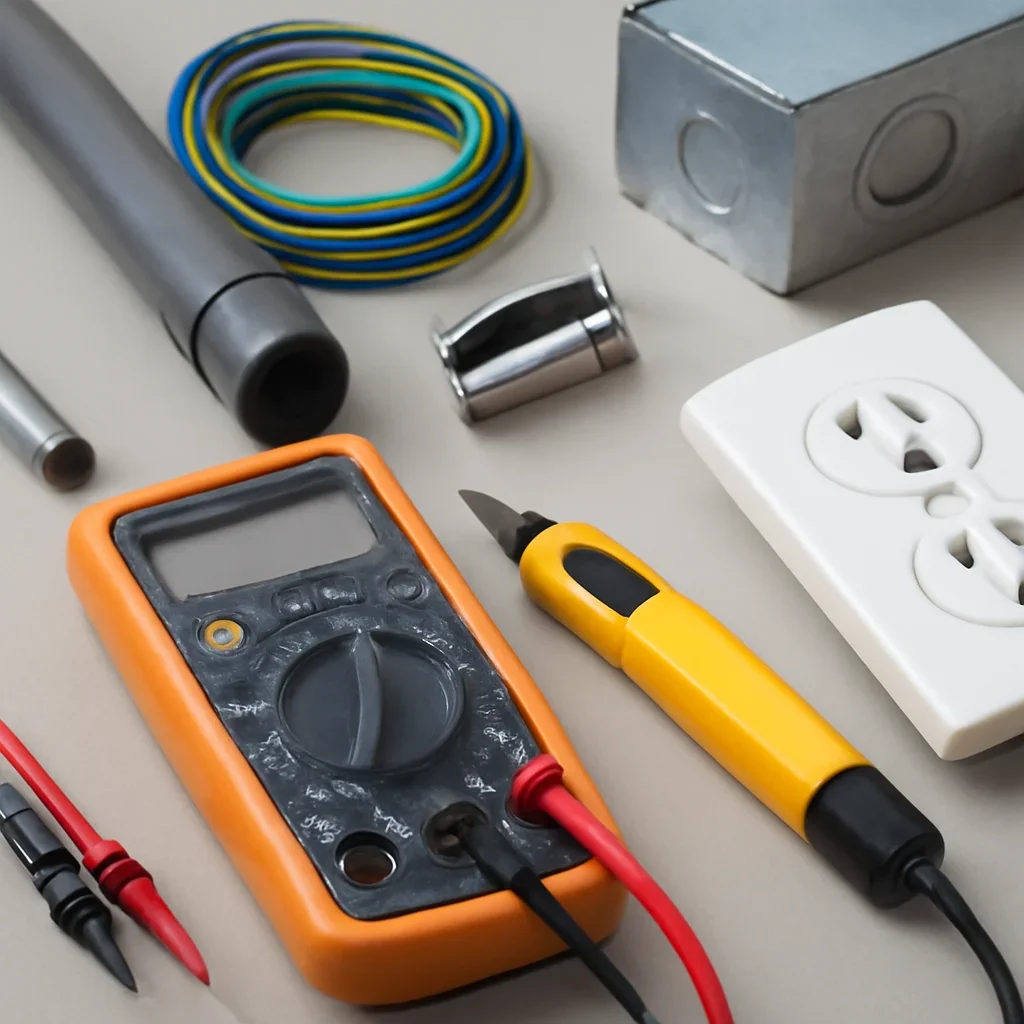 Electrical testing equipment used to assess repair and installation options in Regina