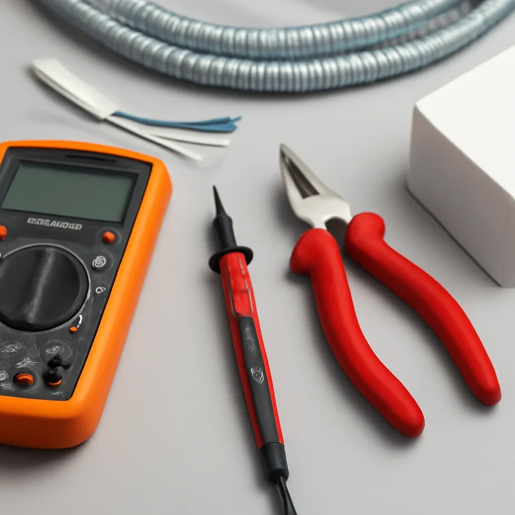 Electrical testing equipment used during a Pilot Butte service call
